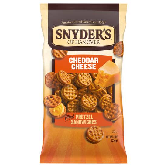 Snyder's Of Hanover Cheddar Cheese Filled Pretzel Sandwiches