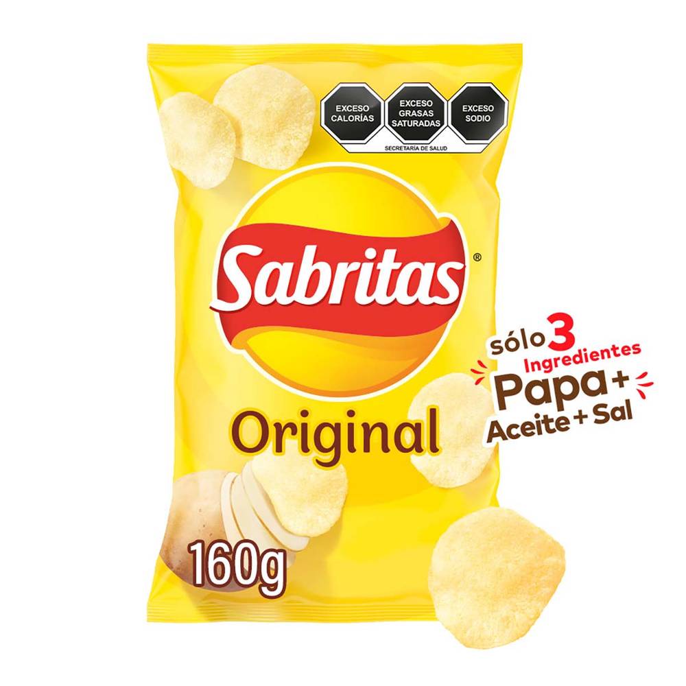 Sabritas papas saladas sabor original
