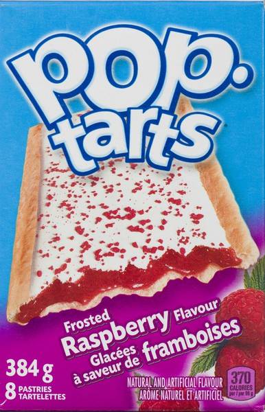 Pop-Tarts Raspberry Froasted Pastries (384 g)