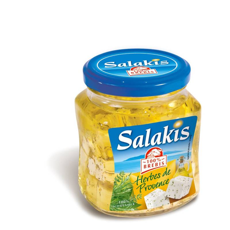 Salakis - Dés de fromage de brebis pour apéritif et salade aux herbes de provence