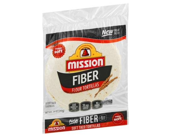 Mission · Fiber Flour Tortillas (8 ct)