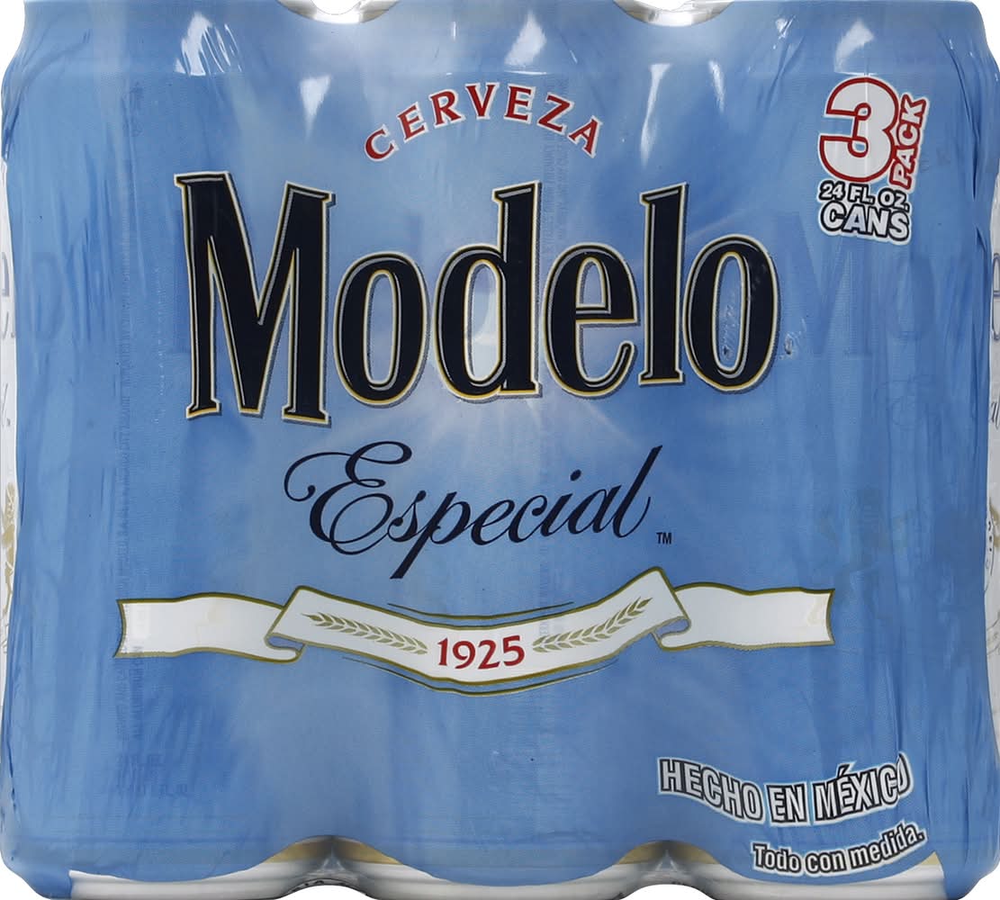 Modelo Especial Mexican Lager Imported Beer (3 x 24 fl oz)