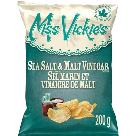 Sel de mer et vinaigre de malt Miss Vickie's
