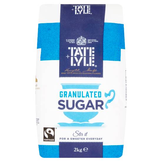 Tate & Lyle Fairtrade Granulated Sugar 2kg