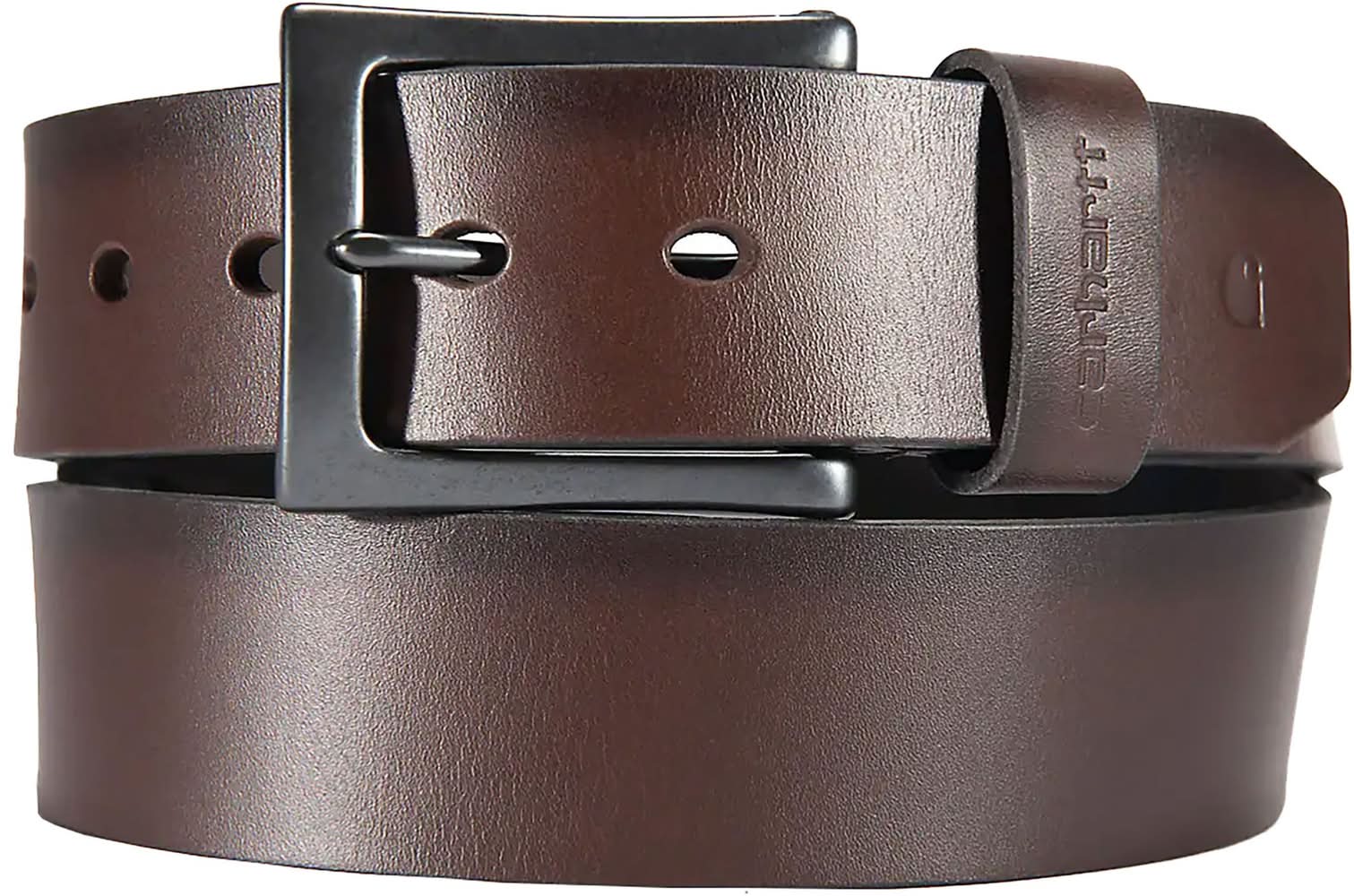 Carhartt Burnished Leather Box Buckle Belt, Men, 36, Brown