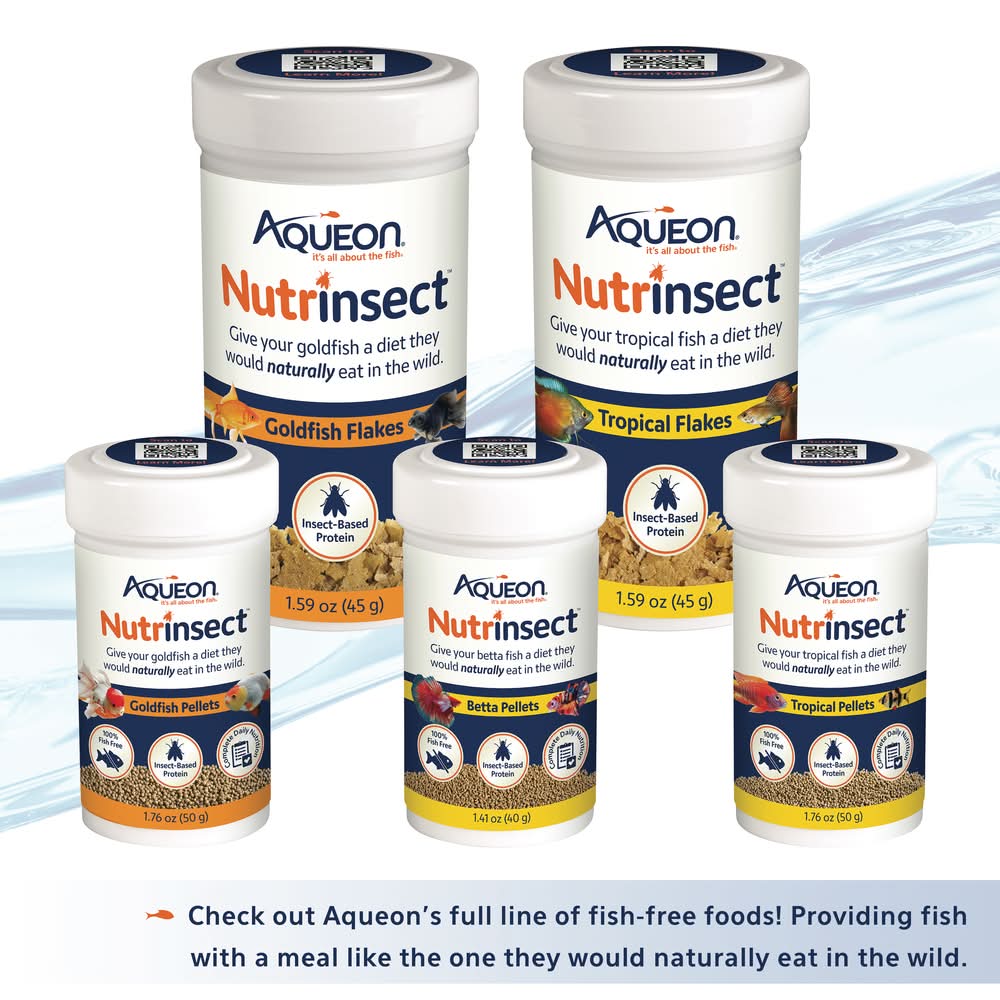 Aqueon Tropical Flakes Fish Food - Pack Of 3 Jars (7.12 Ounces Each)