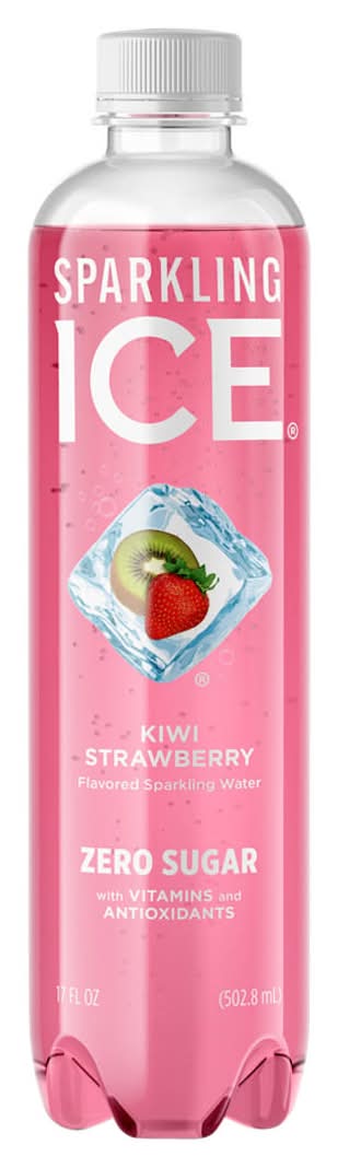 Sparkling Ice Kiwi Strawberry Sparkling Water Zero Sugar 17 Fl Oz