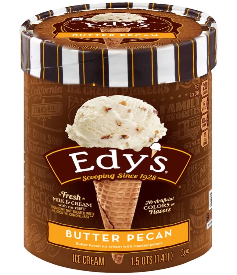 Edy's Butter Pecan Ice Cream