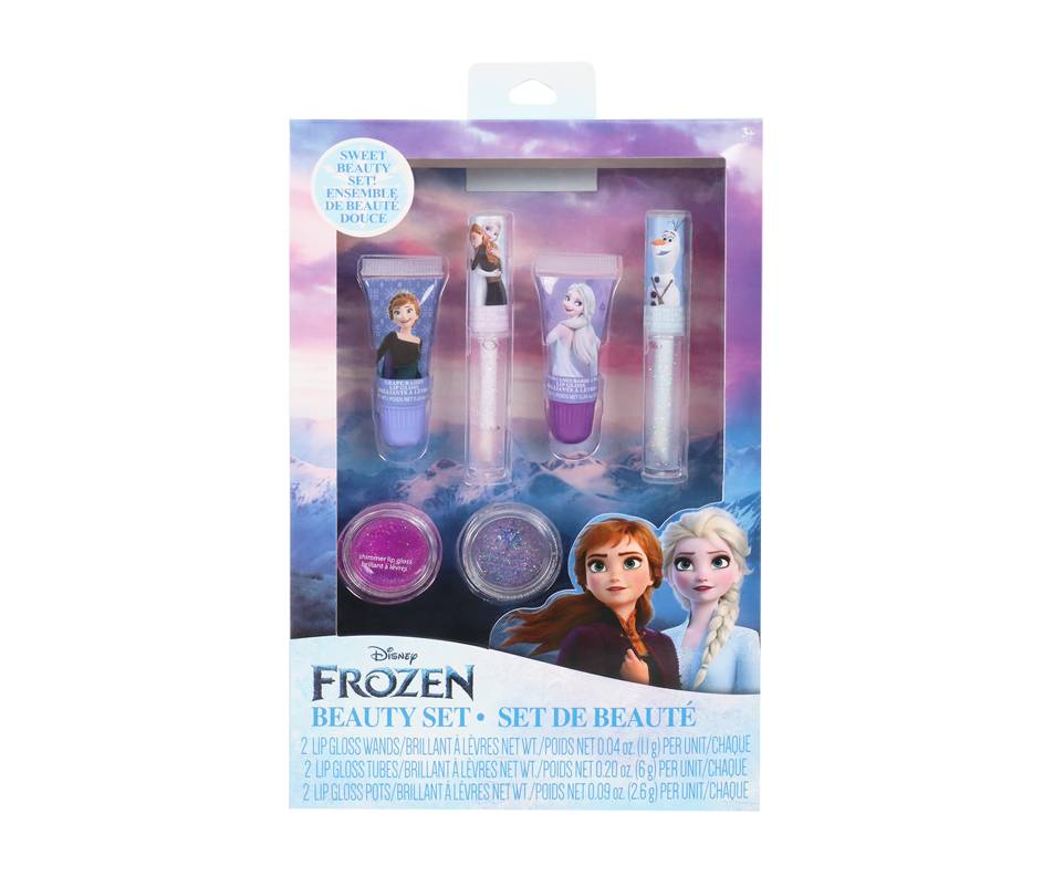 Frozen 2 Bril.Lèv.Ensemble (6) 1Un - Frozen 2 Set 6 Lip Gl 1U