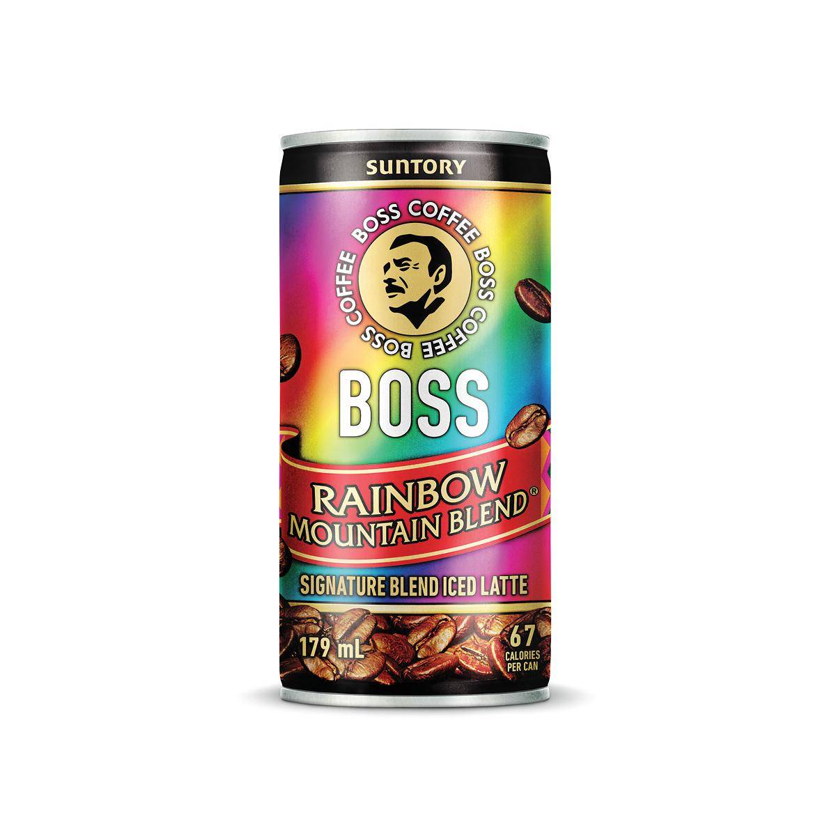 Suntory Boss Rainbow Mountain Blend Iced Latte 179ml
