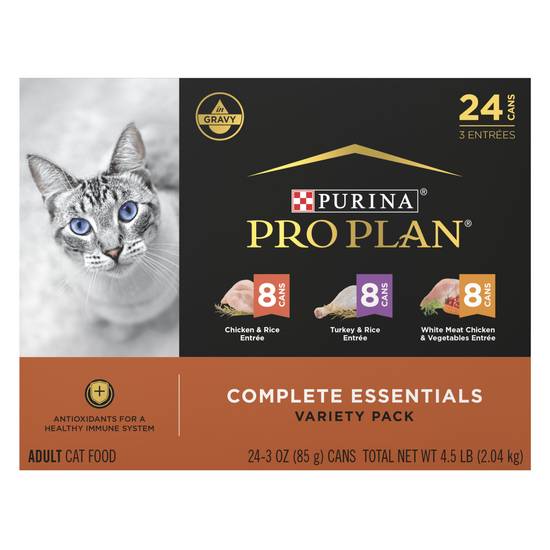 Purina Pro Plan Gravy High Protein Wet Cat Food Variety pack