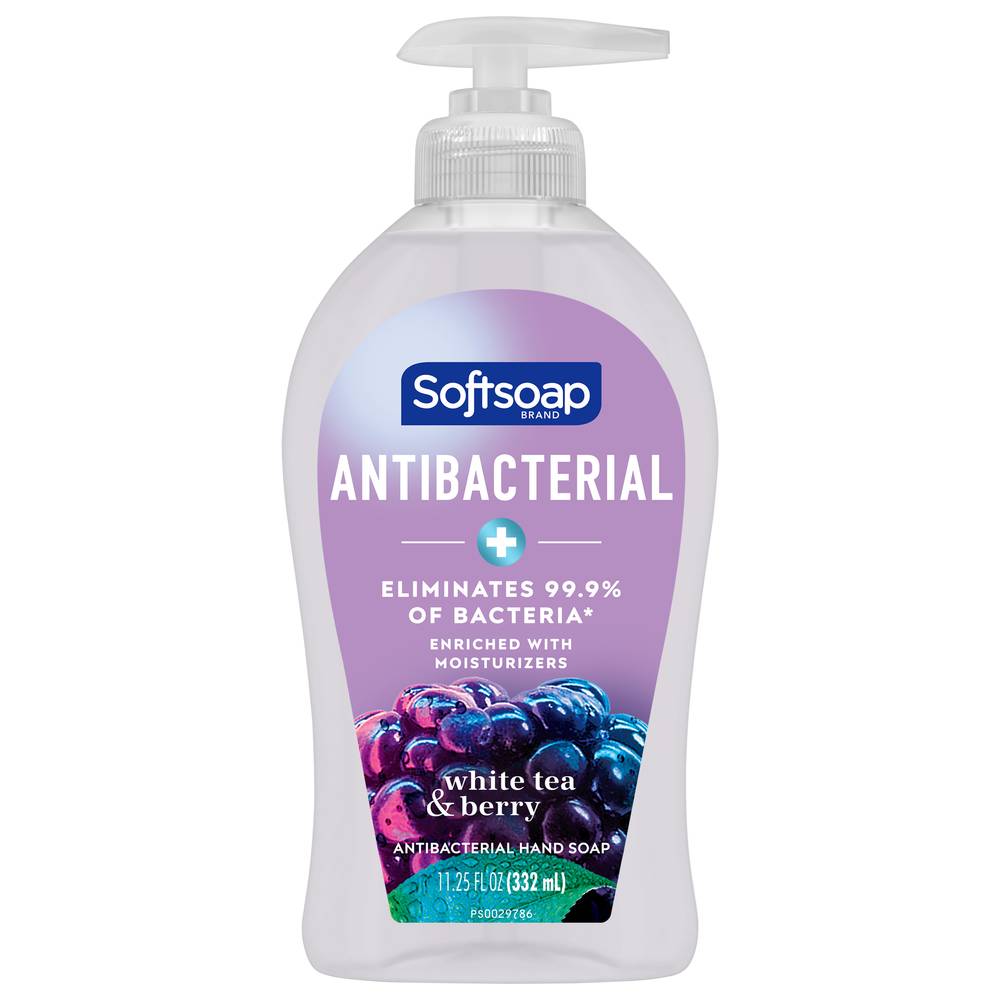 Softsoap Antibacterial Hand Soap (white tea & berry)