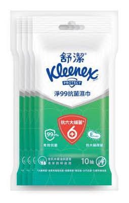 舒潔淨99濕巾10抽×4-5512912