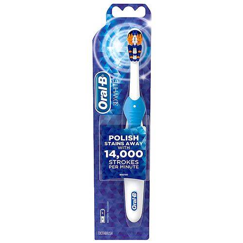 Oral-B 3D White Battery Power Electric Toothbrush - 1.0 ea