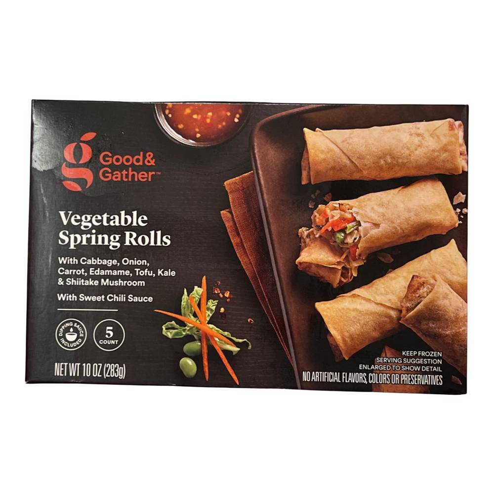 Good & Gather Frozen Spring Rolls, Vegetable (10 oz, 5 ct)