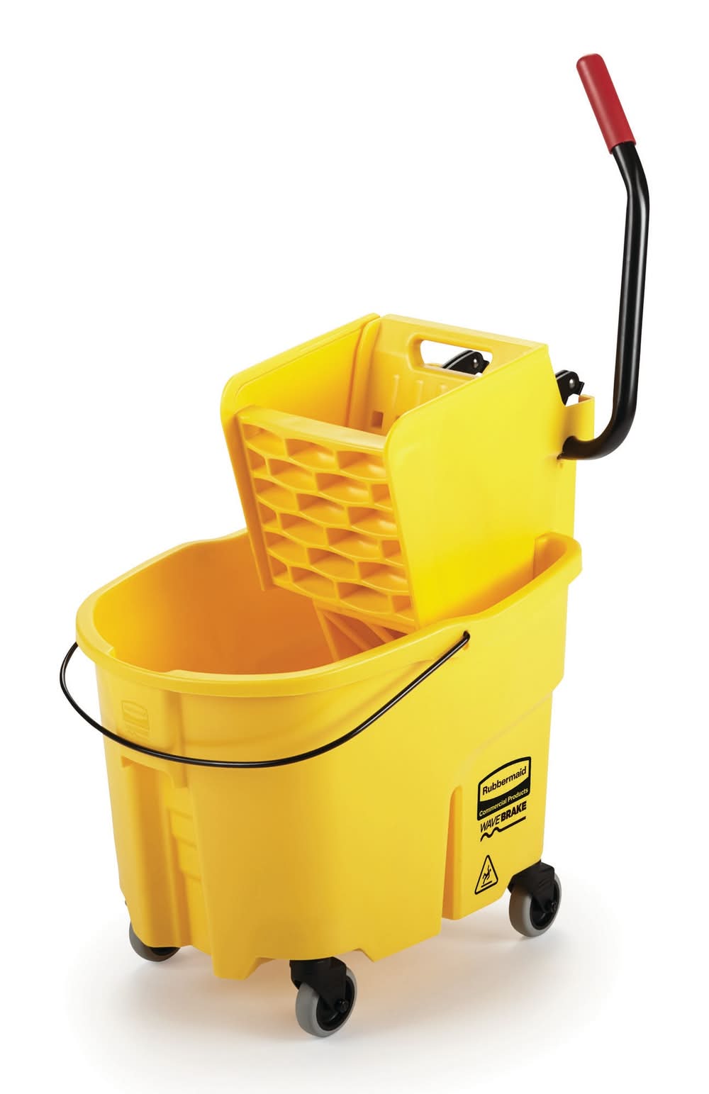 Rubbermaid Commercial Products 8.75-Gallons Side-Press Wringer Mop and Bucket, Yellow