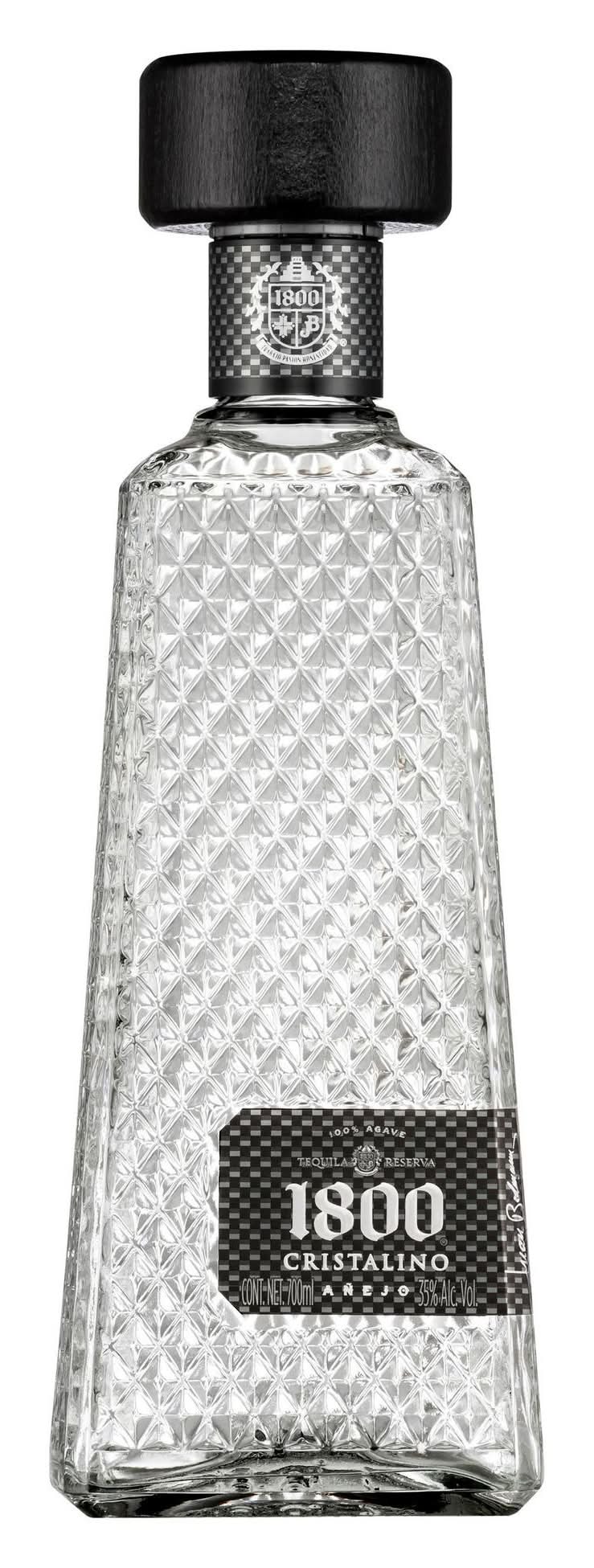 1800 · Tequila añejo cristalino (700 ml)