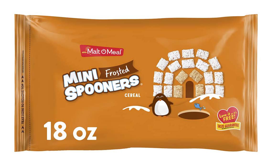 Malt-O-Meal Frosted Mini Spooners Shredded Wheat Cereal (18 oz)