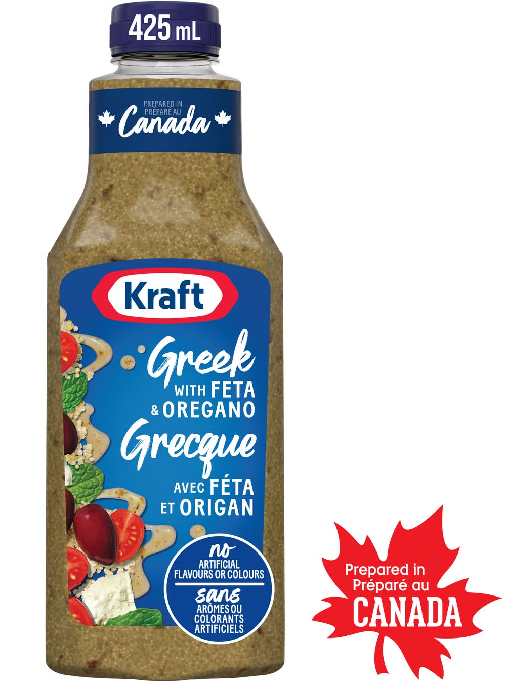 Kraft Greek With Feta and Oregano Salad Dressing (425 ml)