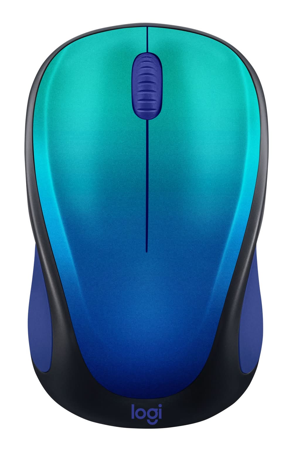 Logitech Design Collection Limited Edition Wireless Mouse, Aurora Blue