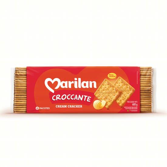 Marilan biscoito cream cracker croccante (600g)