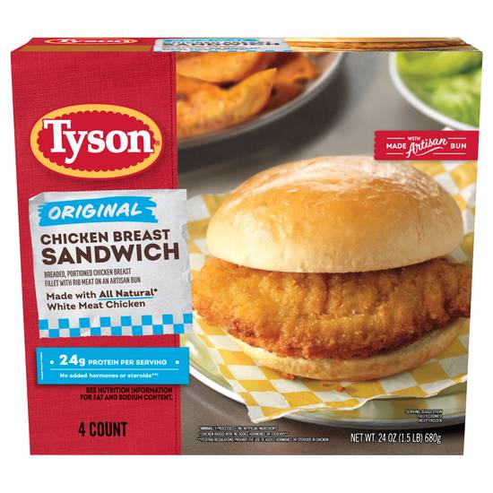Tyson Chicken Breast Sandwich