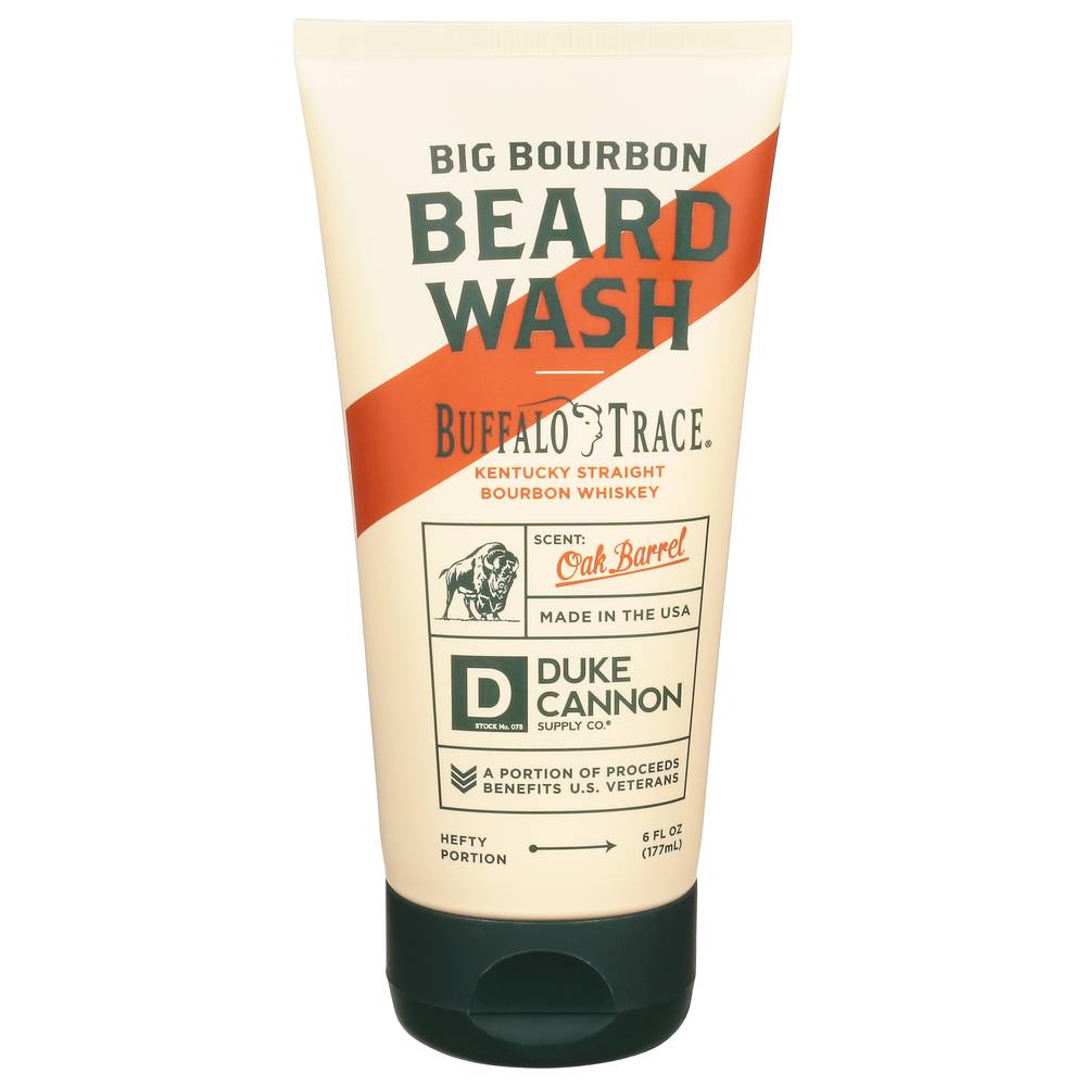 Duke Cannon Big Bourbon Oak Barrel Beard Wash (6 fl oz)