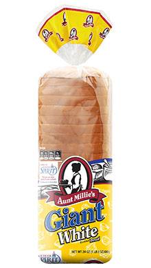 Aunt Millie's - Giant White Bread - 24 oz (1 Unit per Case)