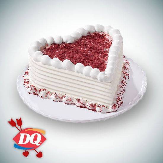 Mini Red Velvet Blizzard® Cupid Heart Cake