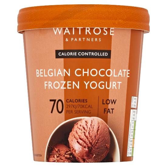 Waitrose Lovelife Belgian Chocolate Frozen Yogurt