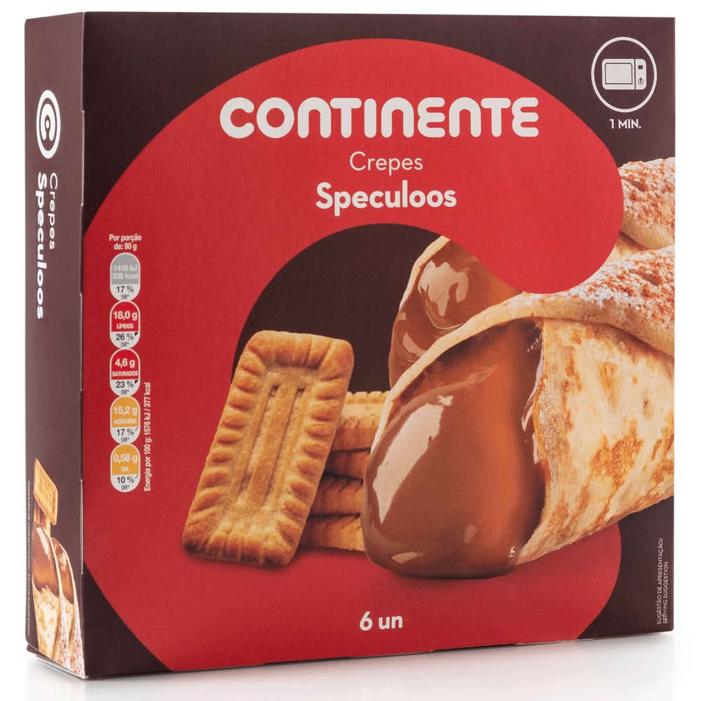 Crepes com Speculoos Continente (emb. 6 un)