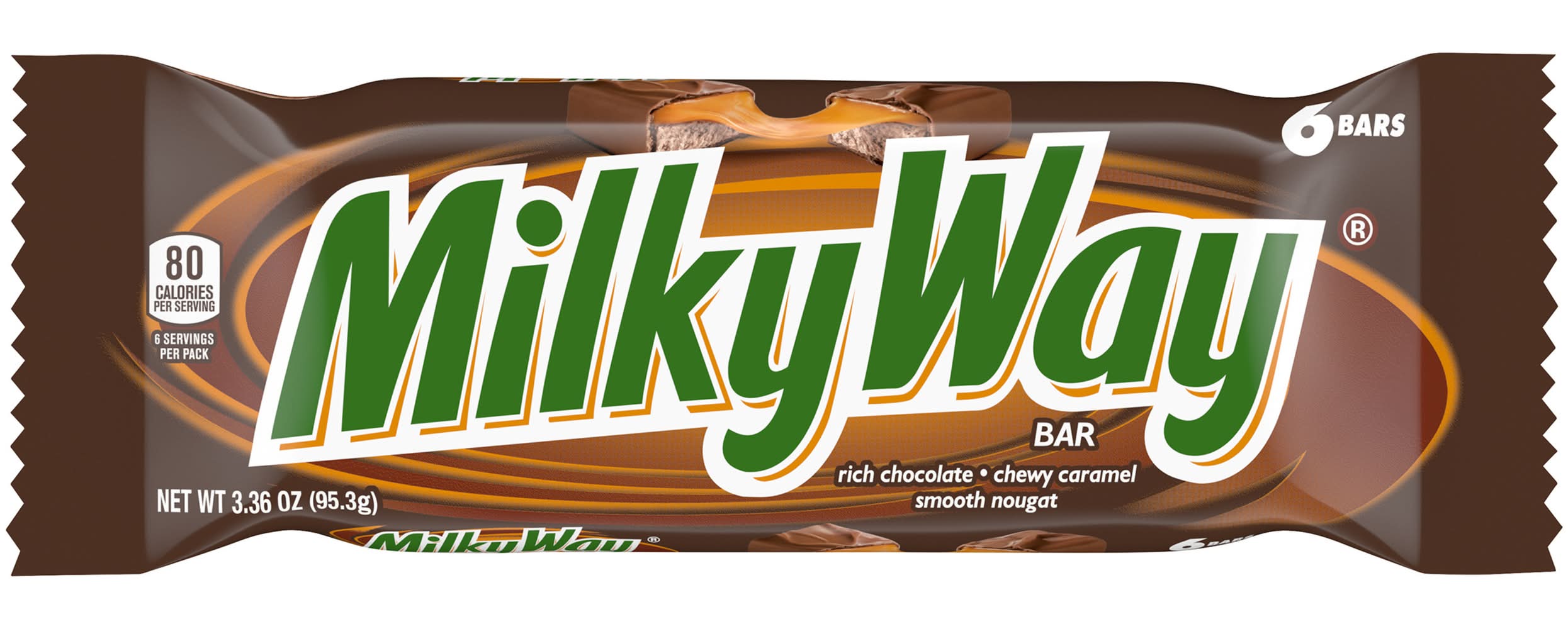 Milky Way Fun Size Caramel Chocolate Bars (3.36 oz)