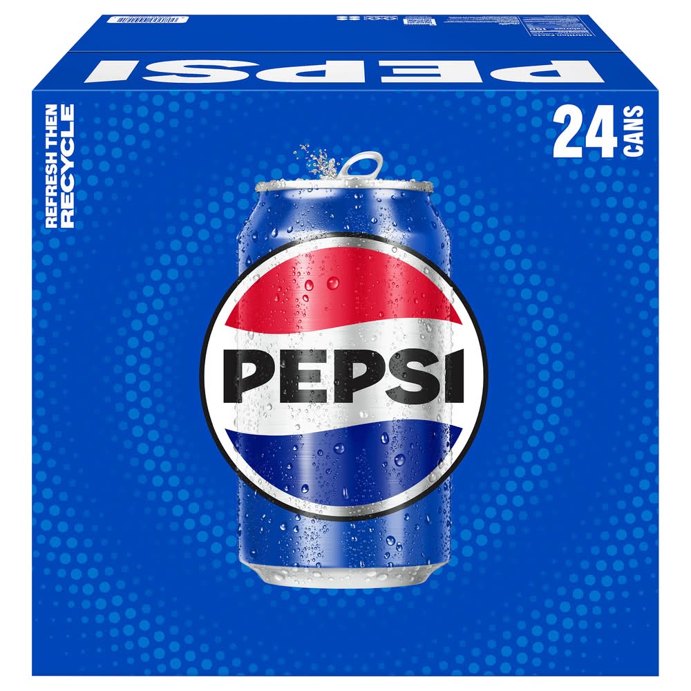 Pepsi Cola Soda (24 x 12 fl oz)