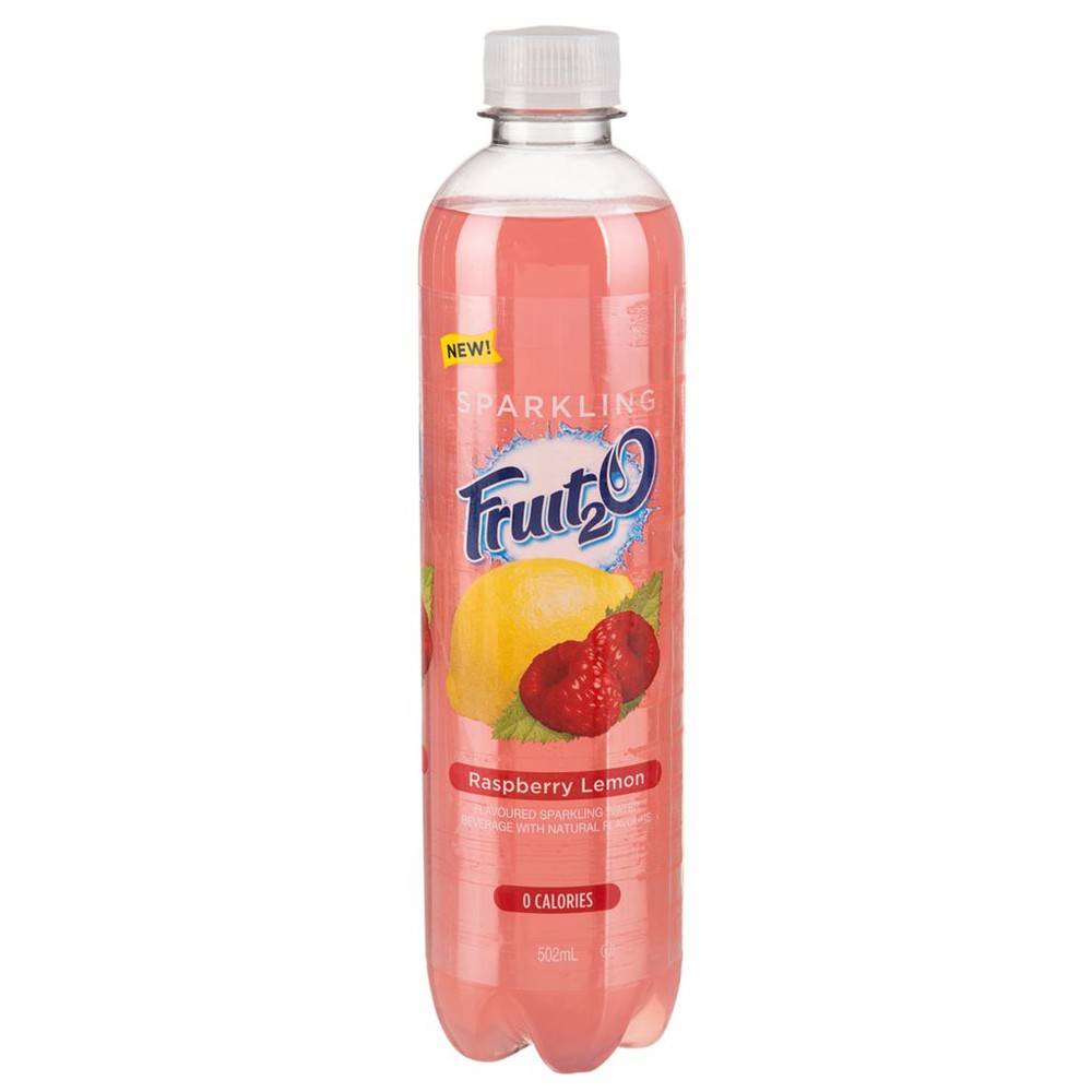 Fruit2O Fruit 2o Sparkling Water, Raspberry Lemon (502 ml)