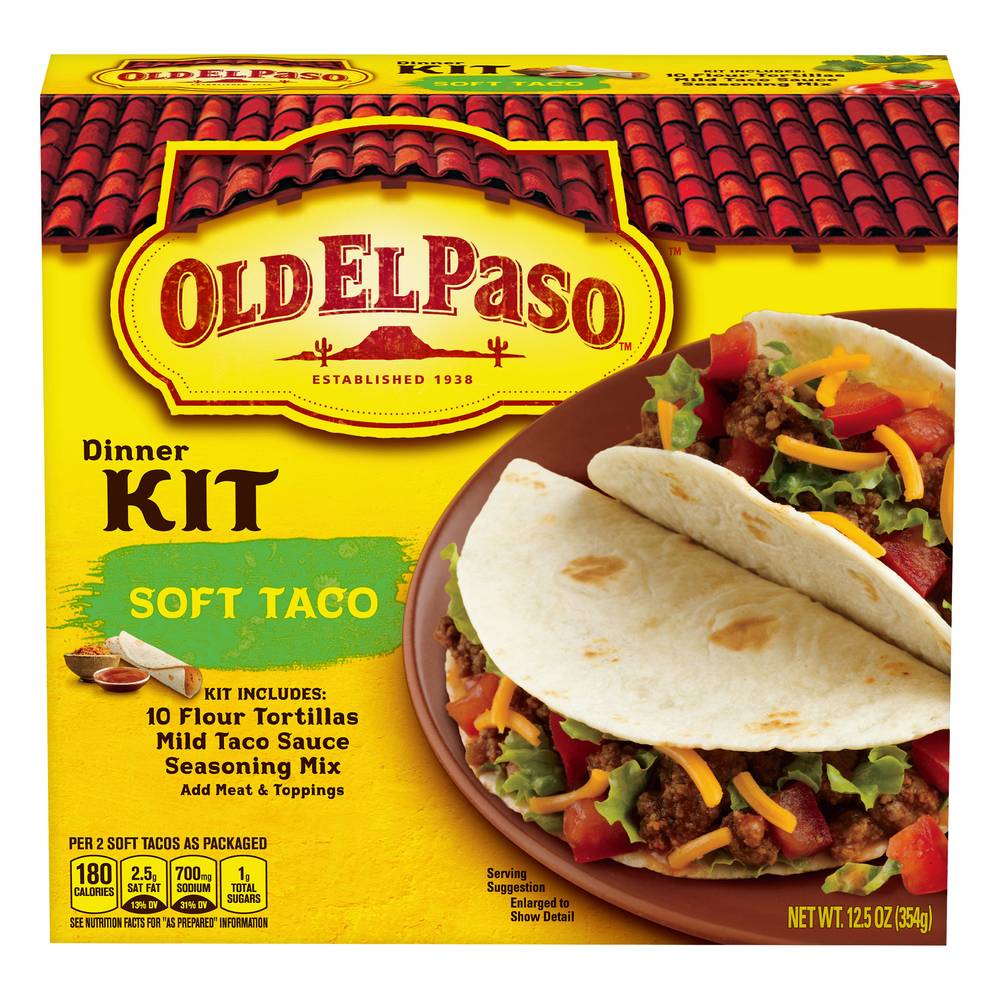 Old El Paso Soft Taco Dinner Kit