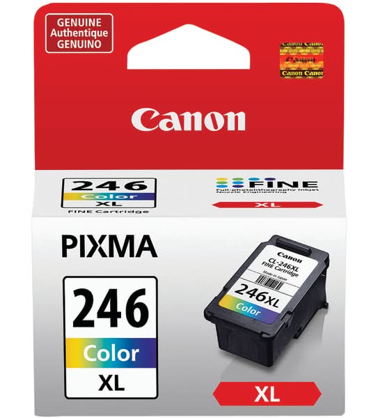Canon® CL-246XL Tri-Color High-Yield Ink Cartridge, 8280B001