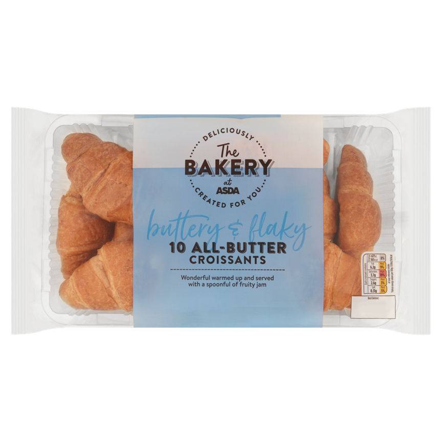 ASDA All Butter Croissants 10pk