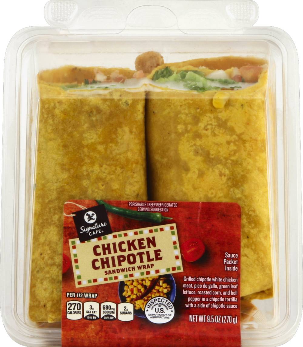 Signature Cafe Chicken Chipotle Sandwich Wraps (9.5 oz)