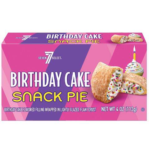 7-Select Snack Pie Birthday Cake 4oz