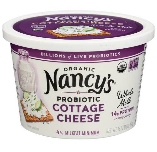 Nancy's Organic Whole Milk Cottage Cheese
