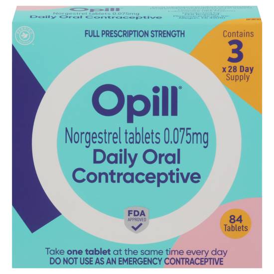 Opill Daily Oral Contraceptive