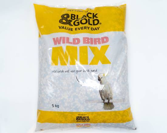 Black & Gold Wild Bird Mix 5kg