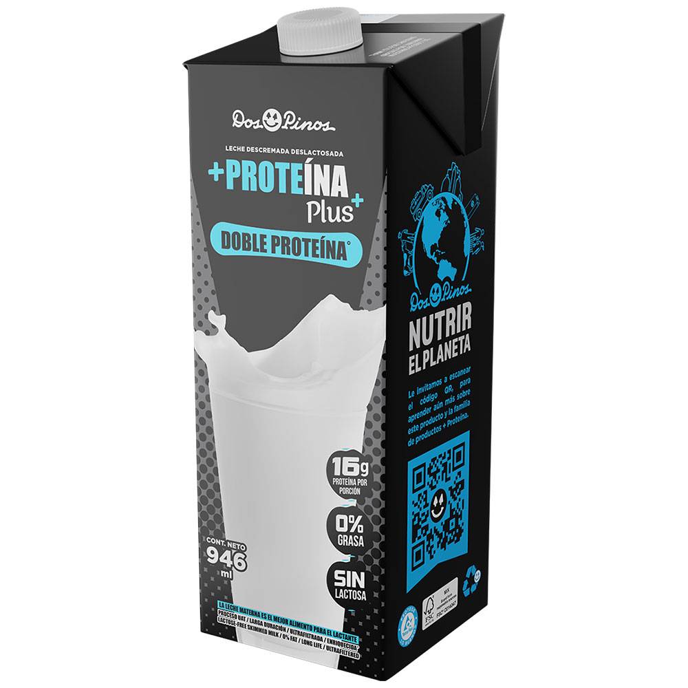 Dos pinos leche 50% + proteína (1 l)