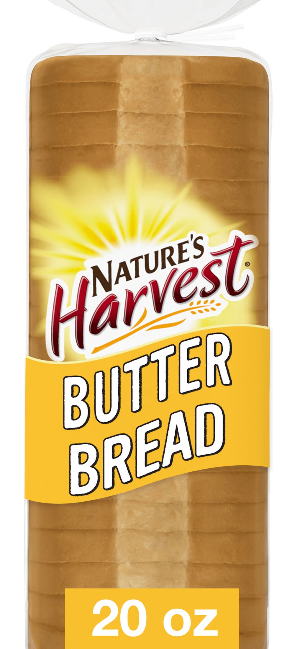Nature's Harvest Buttertop Whole Grain Wheat Bread (20 oz)