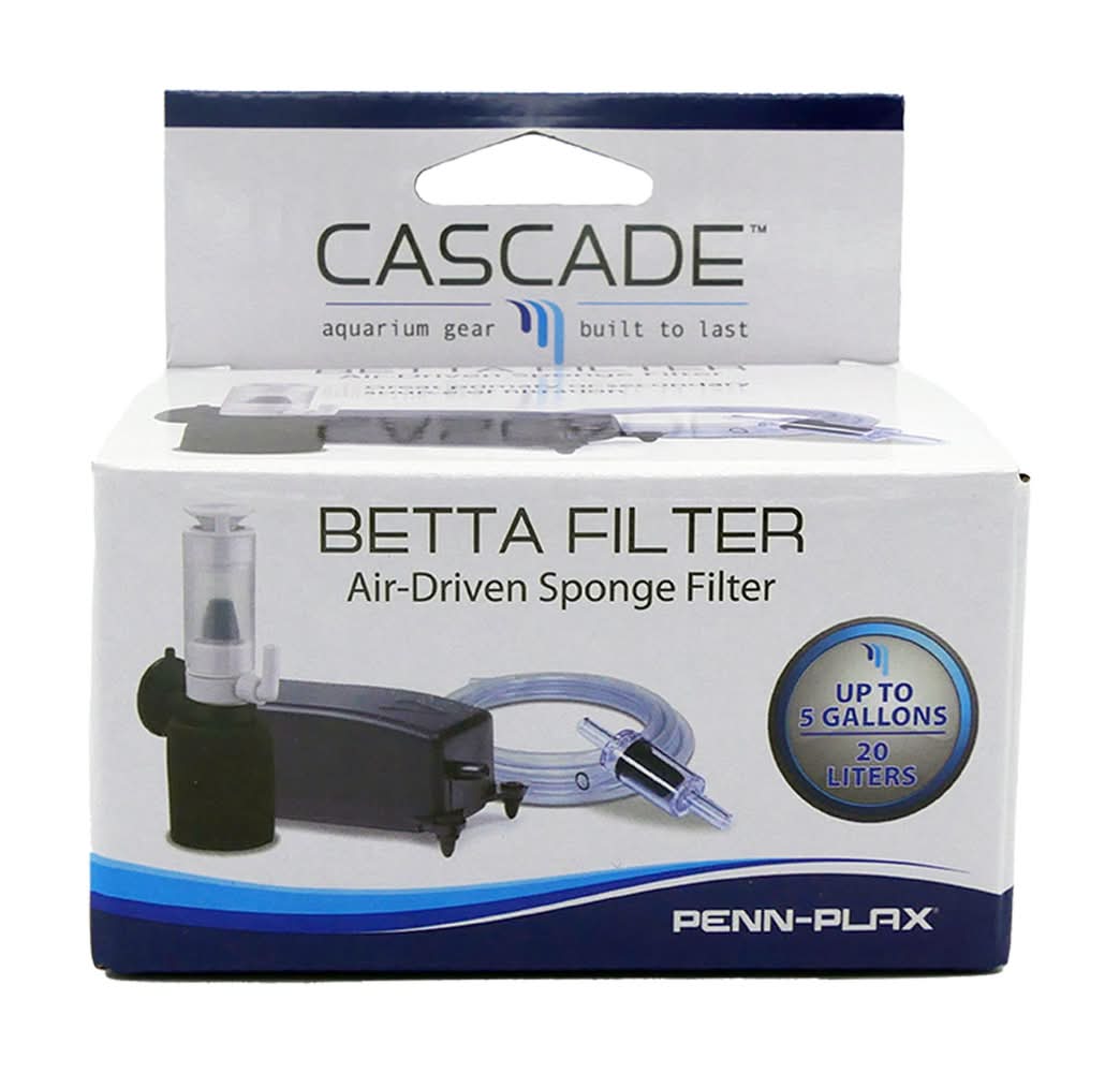 Cascade Nano Aquarium Filter & Air Pump Kit (Size: 5 Gal)