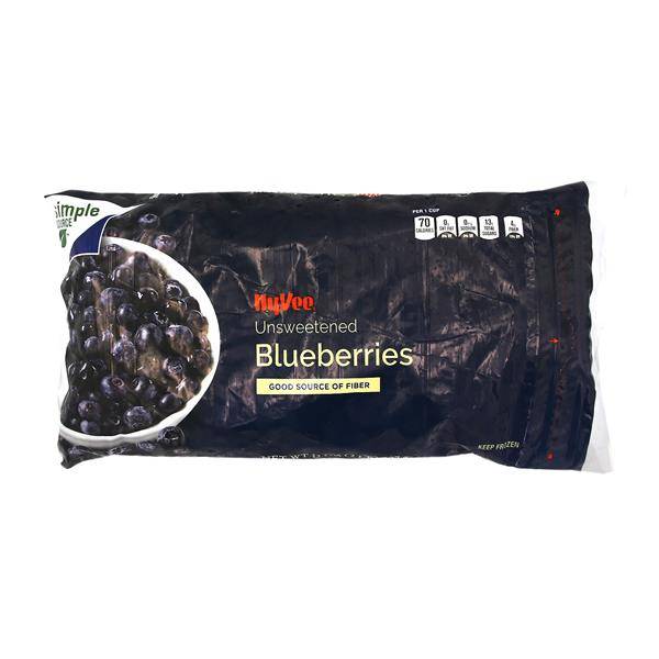 Hy-Vee Unsweetened Blueberries (32 oz)