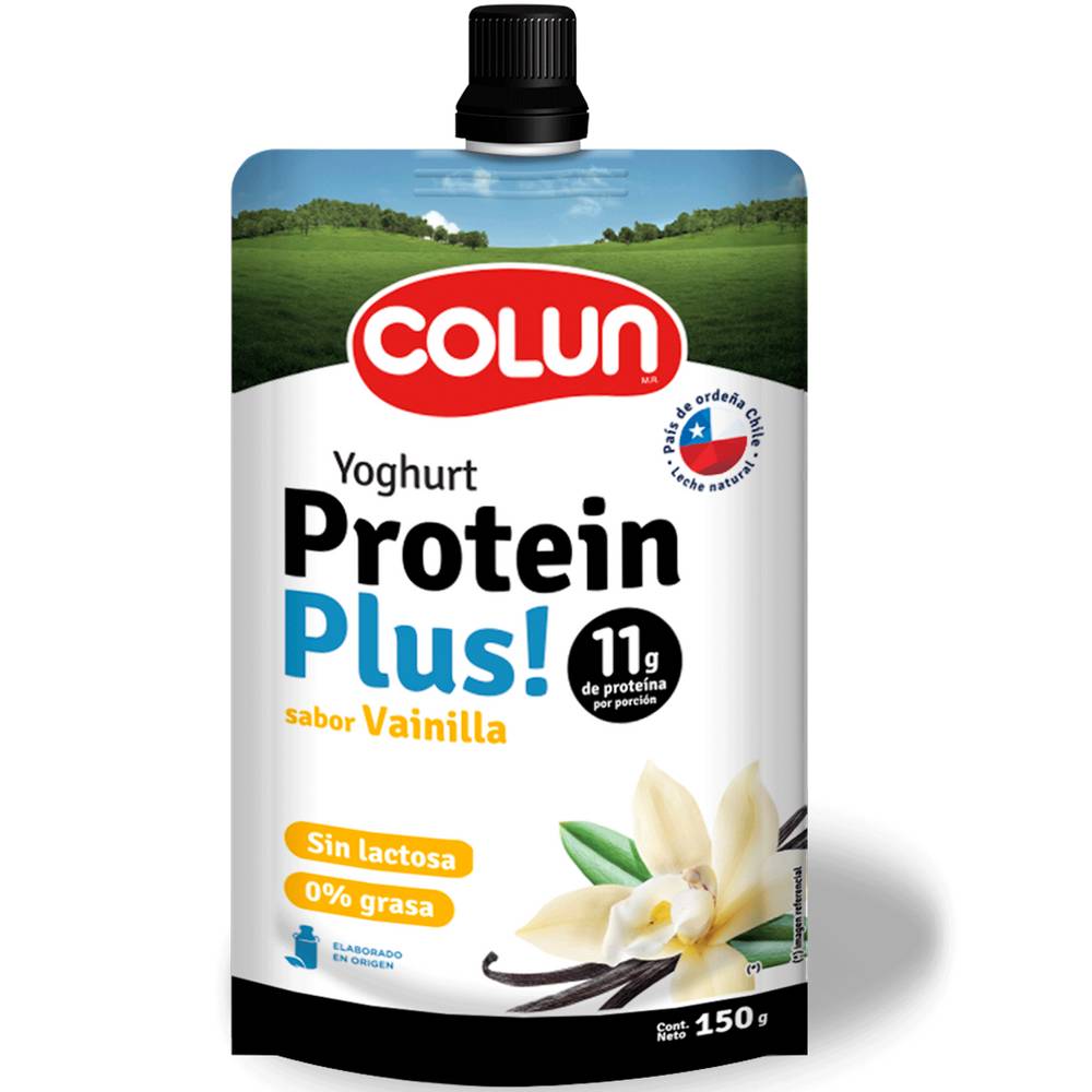 Colun yoghurt protein plus squeeze vainilla (150 g)