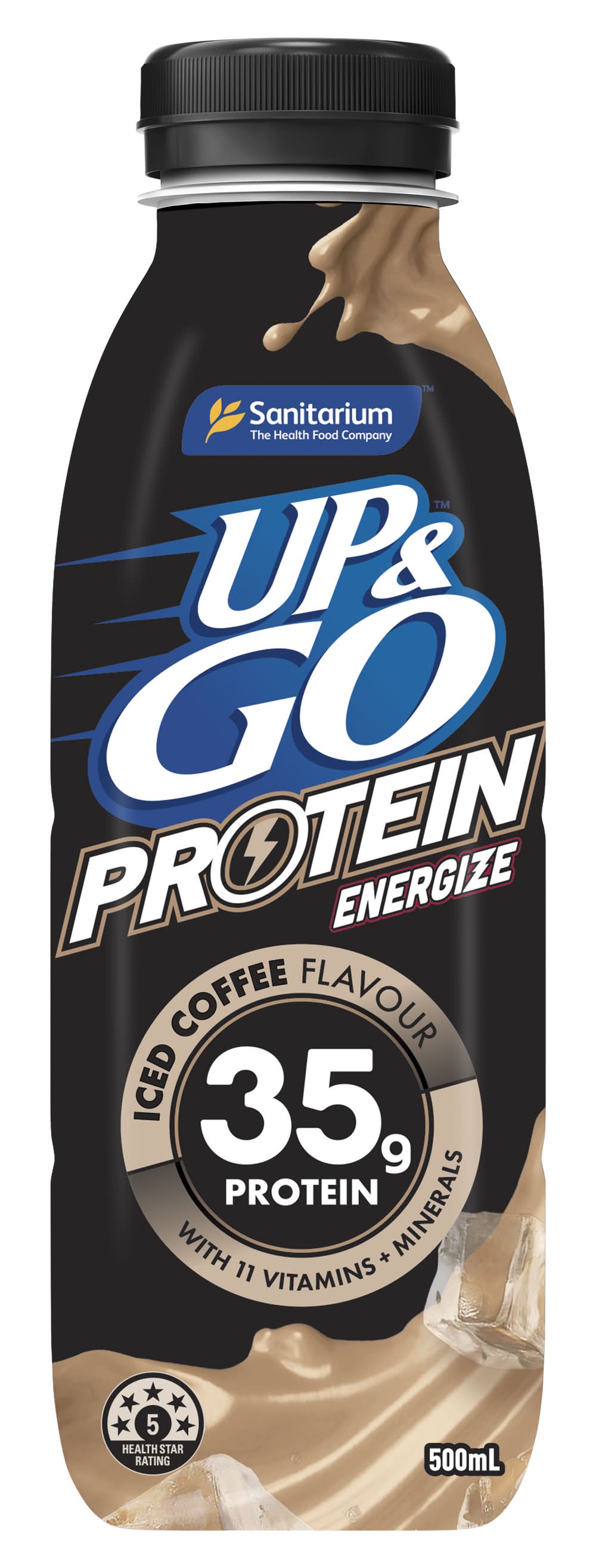 UP&GO Protein Energize Drink, Iced Coffee (500mL)