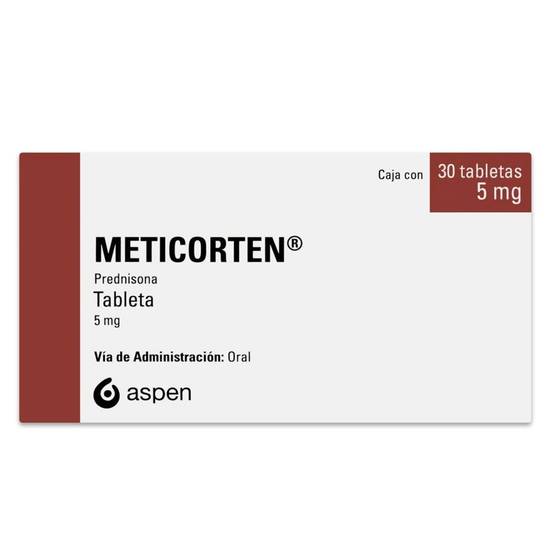 Aspen meticorten prednisona tabletas 5 mg (30 un)