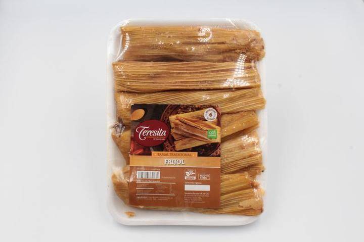 Los tamales de teresita tamal de frijol (6 piezas)